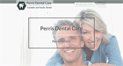 Desktop Screenshot of perrisdentalcare.com