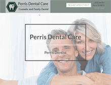 Tablet Screenshot of perrisdentalcare.com